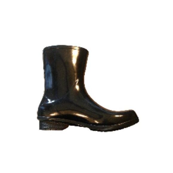 Chooka Women's Polished Waterproof Rain Boots Black 9 NWT - Picture 3 of 7